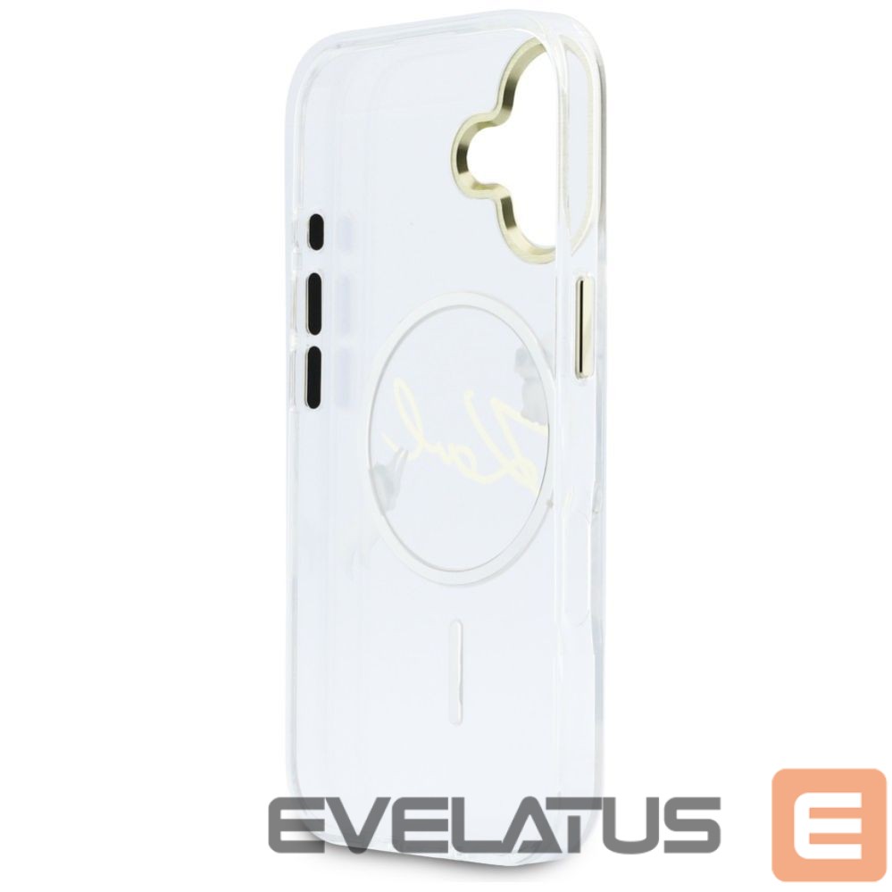Kitos prekės Karl Lagerfeld Karl Lagerfeld IML Choupettes Karl Script Logo MagSafe iPhone 17 Case - Clear
