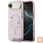 Kitos prekės Karl Lagerfeld  Karl Lagerfeld IML Choupettes Karl Script Logo MagSafe iPhone Air Case - Pink 