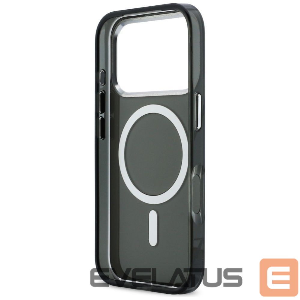 Kitos prekės Karl Lagerfeld Karl Lagerfeld IML Karl & Choupette Peekaboo Logo MagSafe Case for iPhone 17 Pro - Black