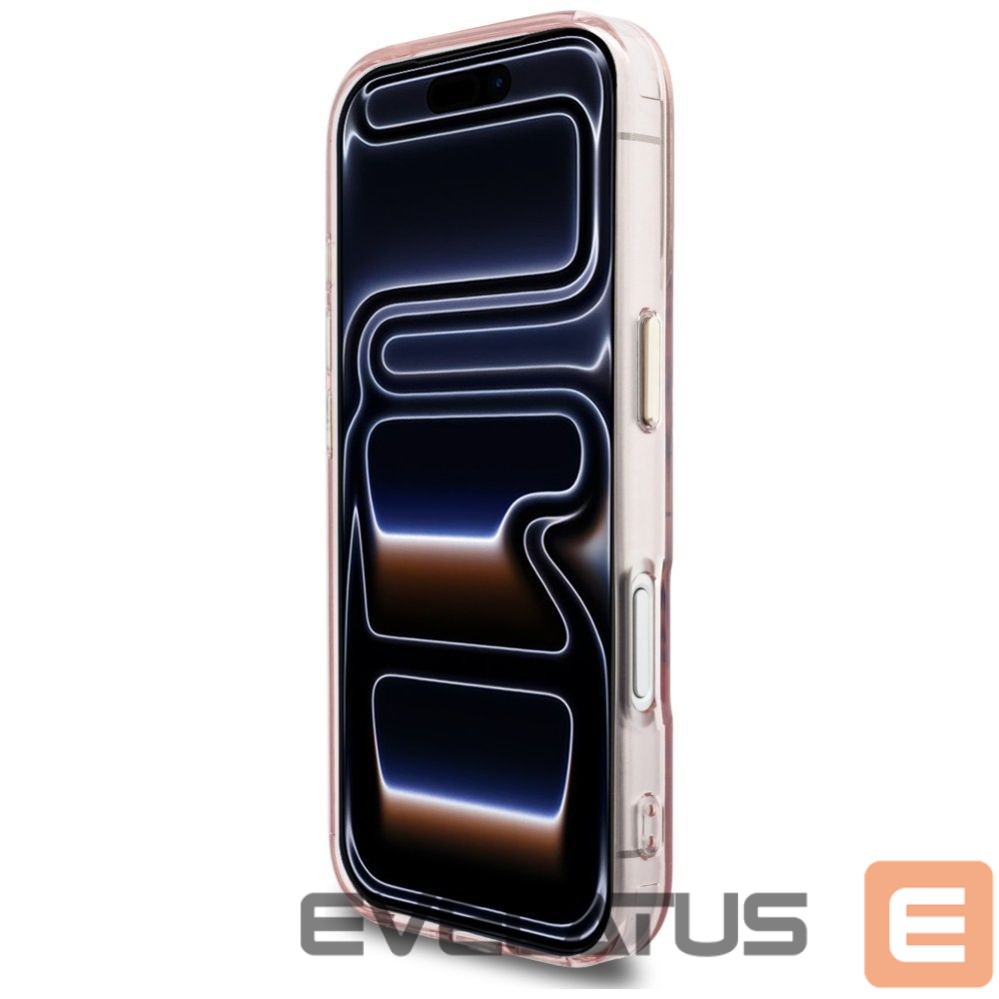 Kitos prekės Karl Lagerfeld Karl Lagerfeld IML KL Script Logo MagSafe Case for iPhone 17 Pro Max - Pink
