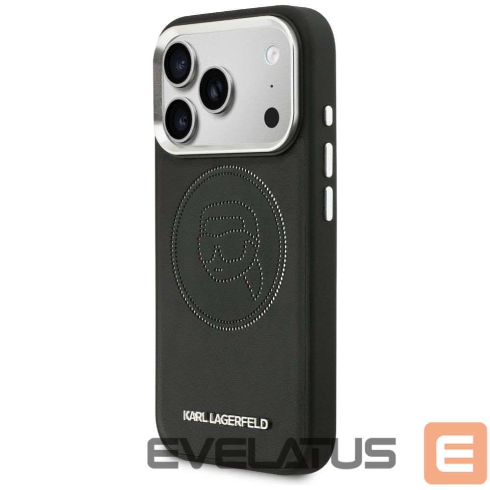 Kitos prekės Karl Lagerfeld Karl Lagerfeld K Head Point Logo MagSafe Case for iPhone 17 Pro - Black