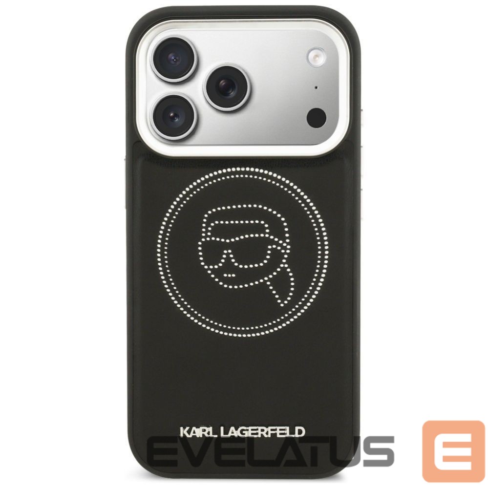 Kitos prekės Karl Lagerfeld Karl Lagerfeld K Head Point Logo MagSafe Case for iPhone 17 Pro - Black
