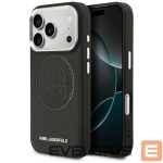Kitos prekės Karl Lagerfeld  Karl Lagerfeld K Head Point Logo MagSafe Case for iPhone 17 Pro Max - Black 