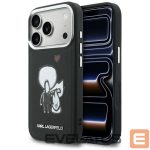 Kitos prekės Karl Lagerfeld  Karl Lagerfeld Karl & Choupette Back Logo MagSafe Case for iPhone 17 Pro Max - Black 