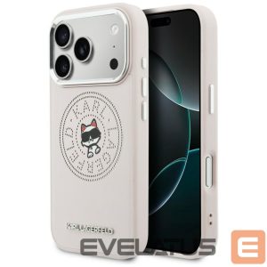 Kitos prekės Karl Lagerfeld  Karl Lagerfeld Point & Choupette Sketch MagSafe Case for iPhone 17 Pro Max - Pink 