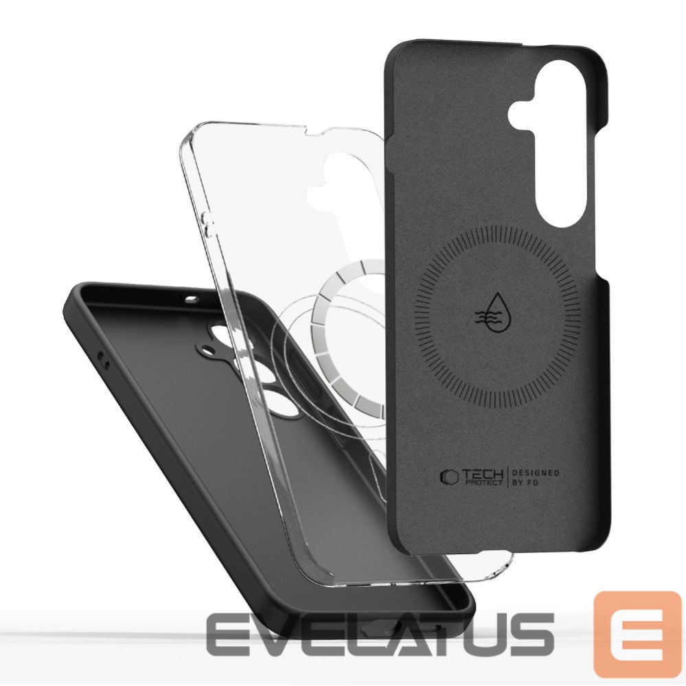 Kitos prekės Tech-Protect Tech-Protect Silicone MagSafe Case for Samsung Galaxy S26 - Black