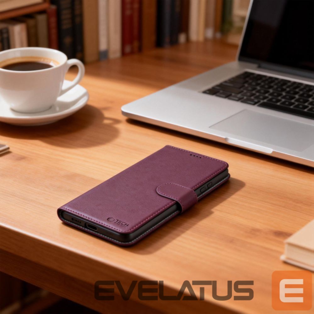 Kitos prekės Tech-Protect Tech-Protect Wallet Case for Samsung Galaxy S26 Ultra - Burgundy