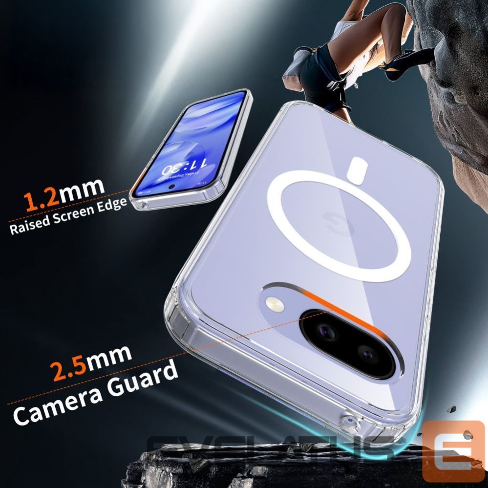 Kitos prekės Tech-Protect Tech-Protect FlexAir Hybrid MagSafe Case for Google Pixel 10A - Clear