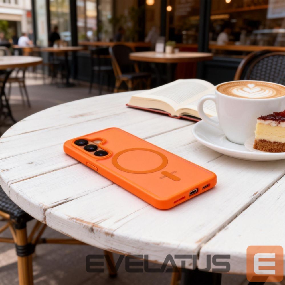 Kitos prekės Tech-Protect Tech-Protect Magmat MagSafe Case for Samsung Galaxy S26 - Orange Matte