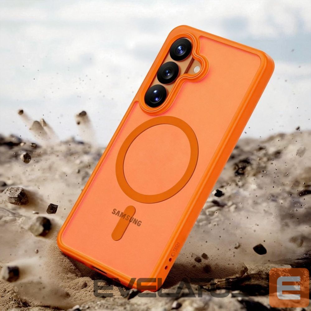 Kitos prekės Tech-Protect Tech-Protect Magmat MagSafe Case for Samsung Galaxy S26 - Orange Matte