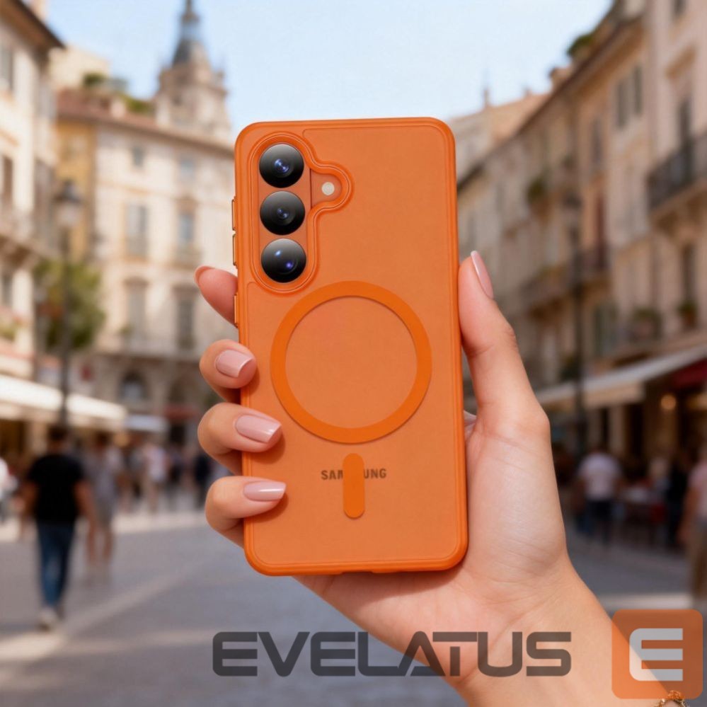 Kitos prekės Tech-Protect Tech-Protect Magmat MagSafe Case for Samsung Galaxy S26 - Orange Matte