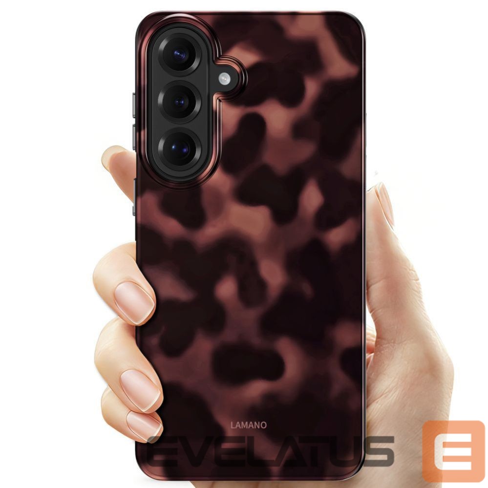 Kitos prekės Tech-Protect Tech-Protect Lamano MagSafe Case for Samsung Galaxy S26+ - Brown and Black