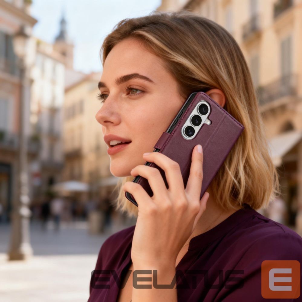 Kitos prekės Tech-Protect Tech-Protect Wallet Case for Samsung Galaxy A57 5G - Burgundy