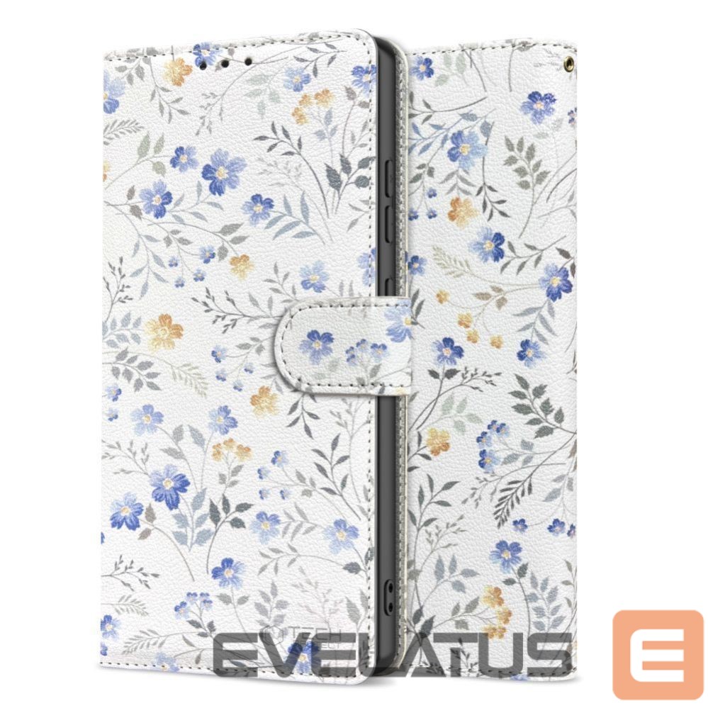 Kitos prekės Tech-Protect Tech-Protect Wallet Case for Samsung Galaxy A57 5G - Colorful Flowers