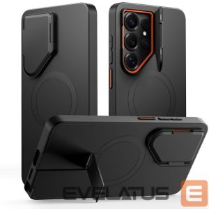Kitos prekės Tech-Protect  Tech-Protect Kevlar Aura MagSafe Case for Samsung Galaxy S26 Ultra - Black and Orange 