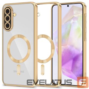 Kitos prekės Tech-Protect  Tech-Protect MagFlex MagSafe Case for Samsung Galaxy A37 5G - Transparent Gold 