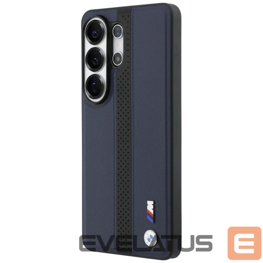 Kitos prekės BMW BMW Perforated Stripe Logo MagSafe Case for Samsung Galaxy S26 Ultra - Navy Blue