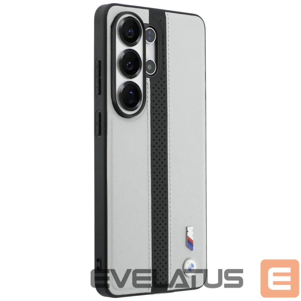Kitos prekės BMW BMW Perforated Stripe Logo MagSafe Case for Samsung Galaxy S26 Ultra - Gray
