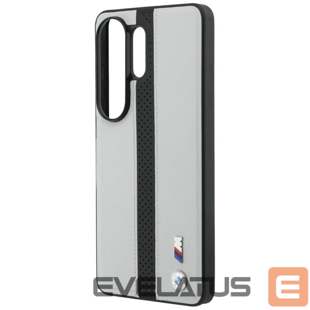 Kitos prekės BMW BMW Perforated Stripe Logo MagSafe Case for Samsung Galaxy S26 Ultra - Gray