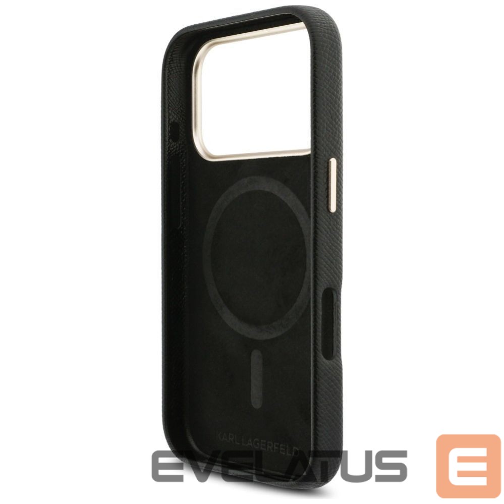 Kitos prekės Karl Lagerfeld Karl Lagerfeld Karl Head Logo MagSafe Case for iPhone 17 Pro - Black