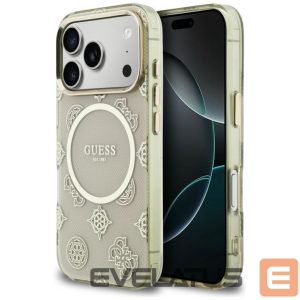 Kitos prekės Guess  Guess IML Peony Dot MagSafe Case for iPhone 17 Pro - Beige 