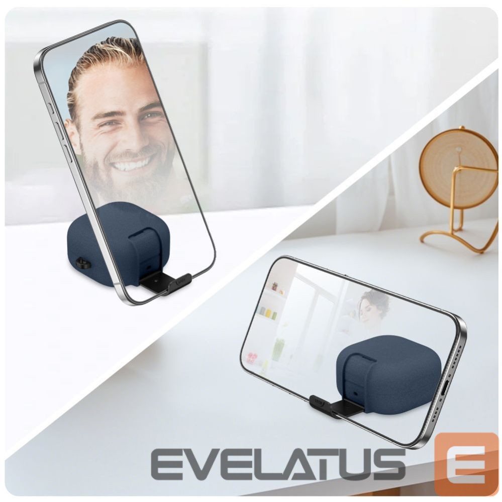 Kitos prekės Tech-Protect Tech-Protect Slim Hook Case for Samsung Galaxy Buds 4 / 4 Pro - Navy Blue