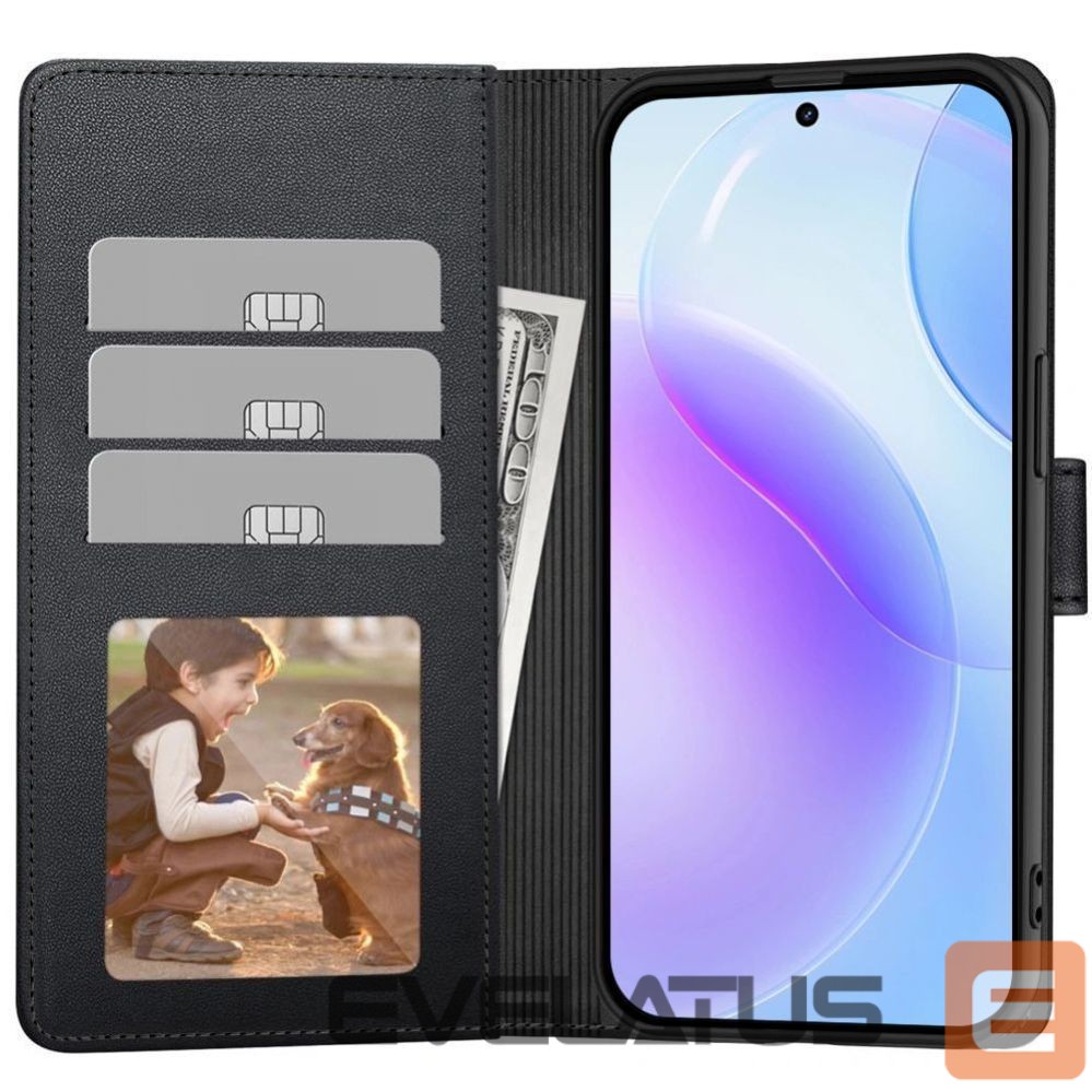Kitos prekės Tech-Protect Tech-Protect Wallet Case for Samsung Galaxy A36 / A56 / A37 5G - Black