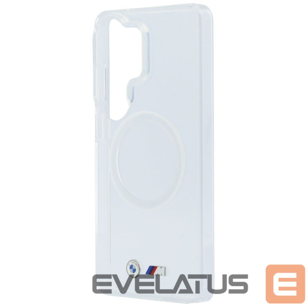 Kitos prekės BMW BMW IML Shockproof Metal Logo MagSafe Case for Samsung Galaxy S26 Ultra - Transparent