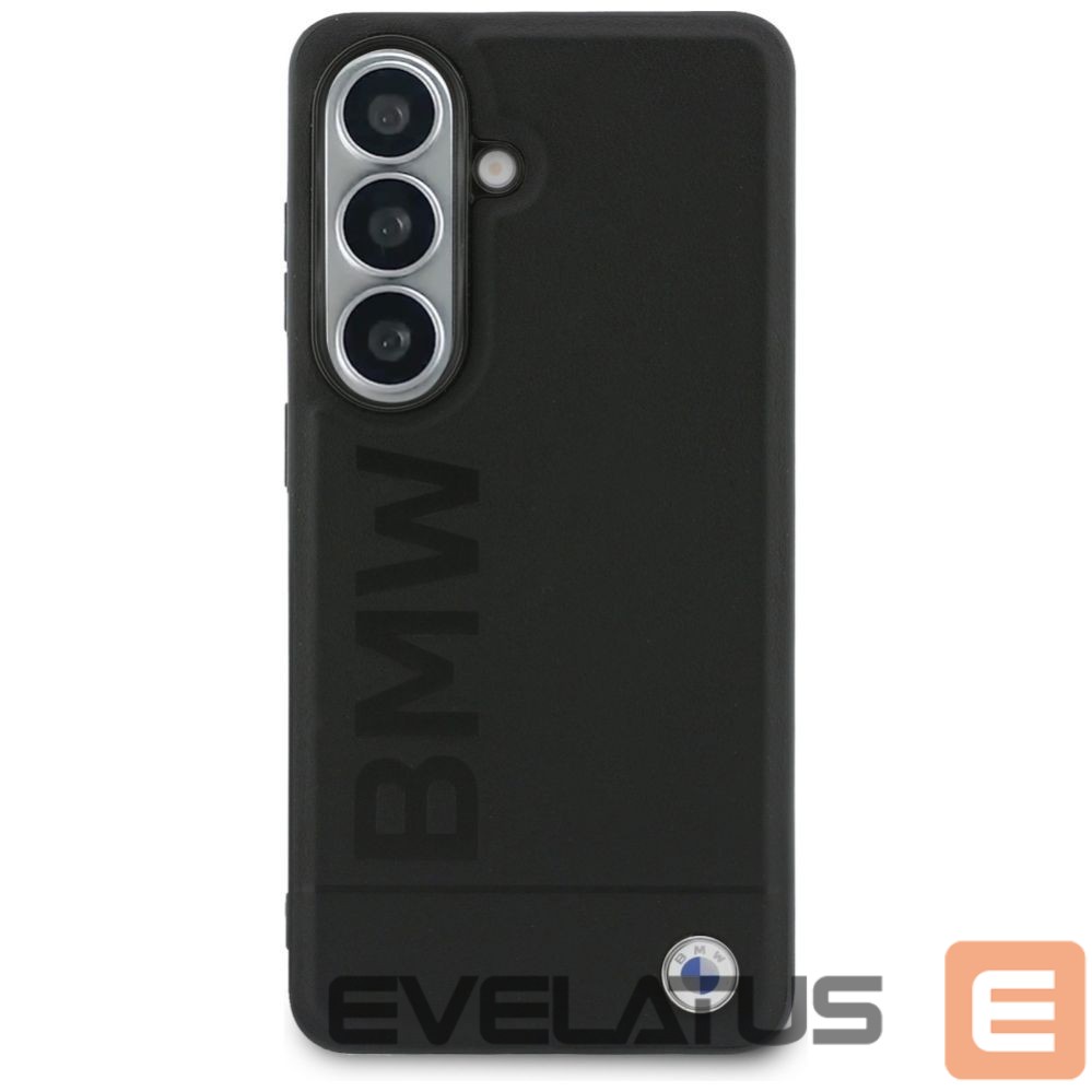 Kitos prekės BMW BMW Leather Hot Stamp MagSafe Case for Samsung Galaxy S26 - Black