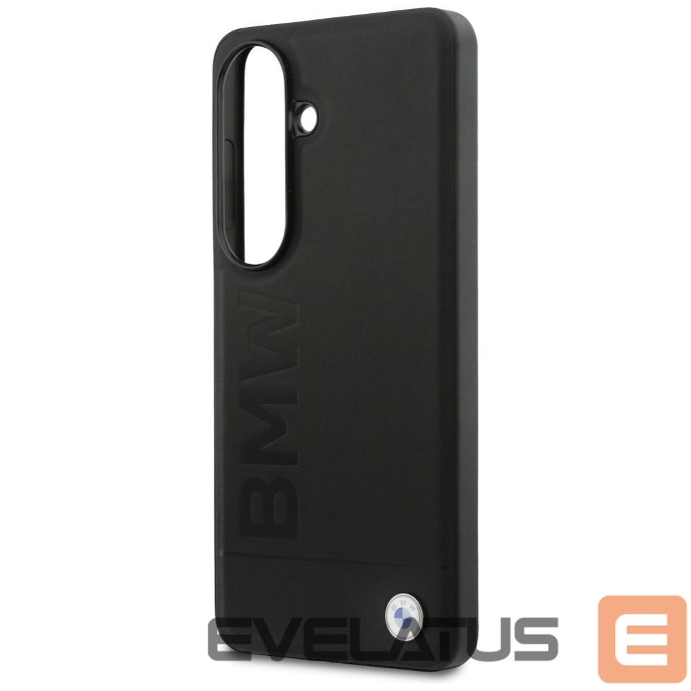 Kitos prekės BMW BMW Leather Hot Stamp MagSafe Case for Samsung Galaxy S26 - Black