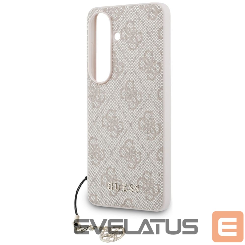 Kitos prekės Guess Guess 4G Classic Logo Charm MagSafe Case for Samsung Galaxy S26 - Pink