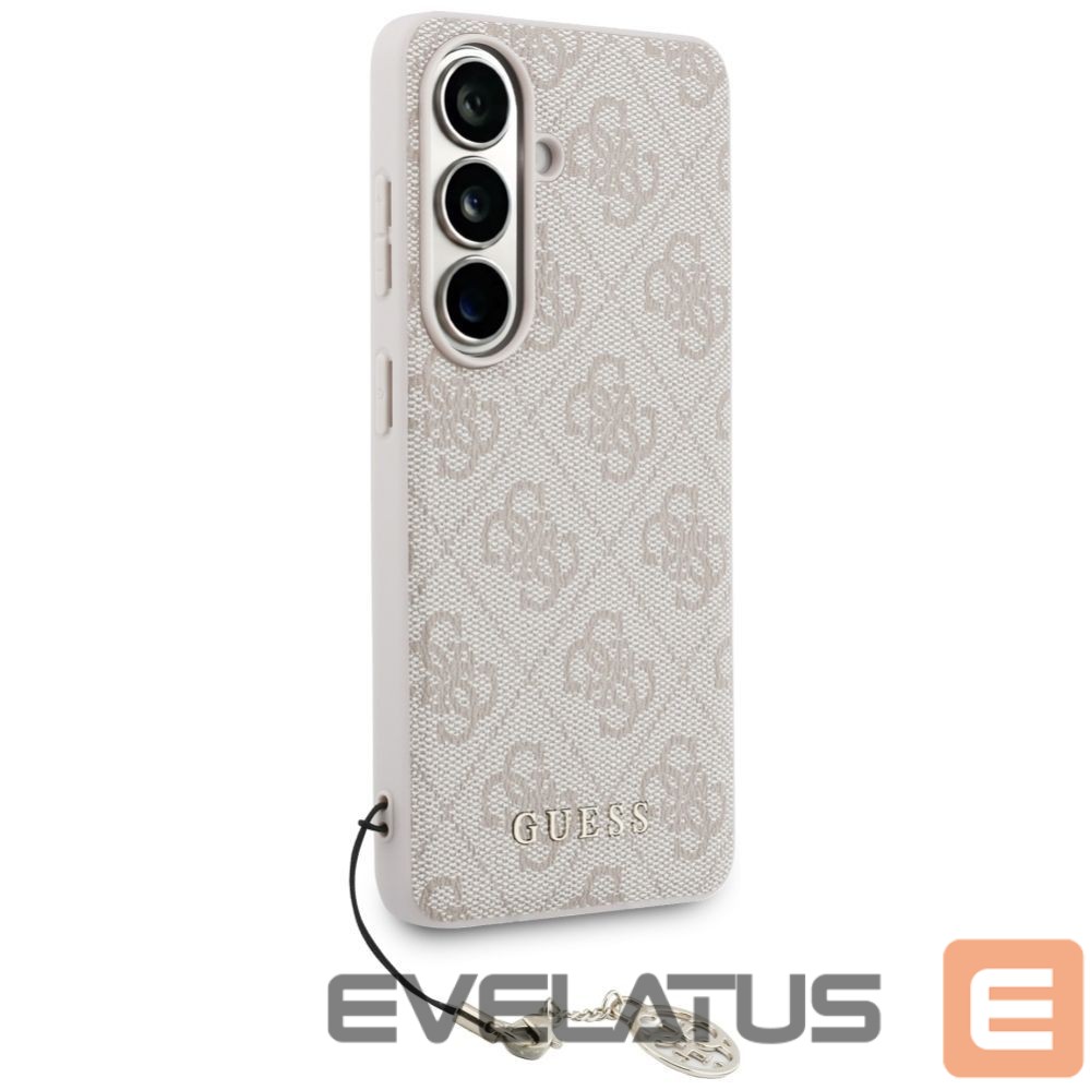 Kitos prekės Guess Guess 4G Classic Logo Charm MagSafe Case for Samsung Galaxy S26 - Pink