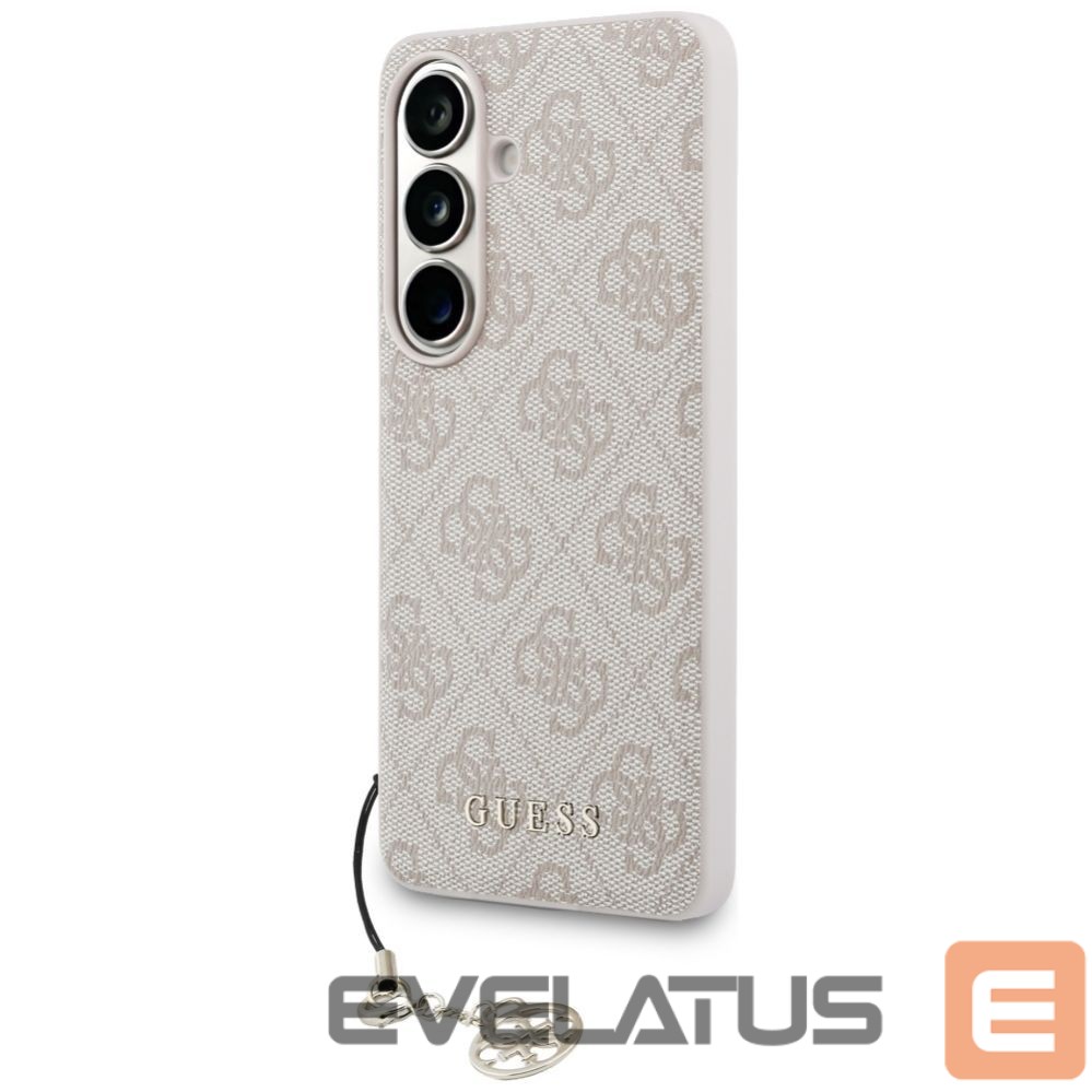 Kitos prekės Guess Guess 4G Classic Logo Charm MagSafe Case for Samsung Galaxy S26 - Pink