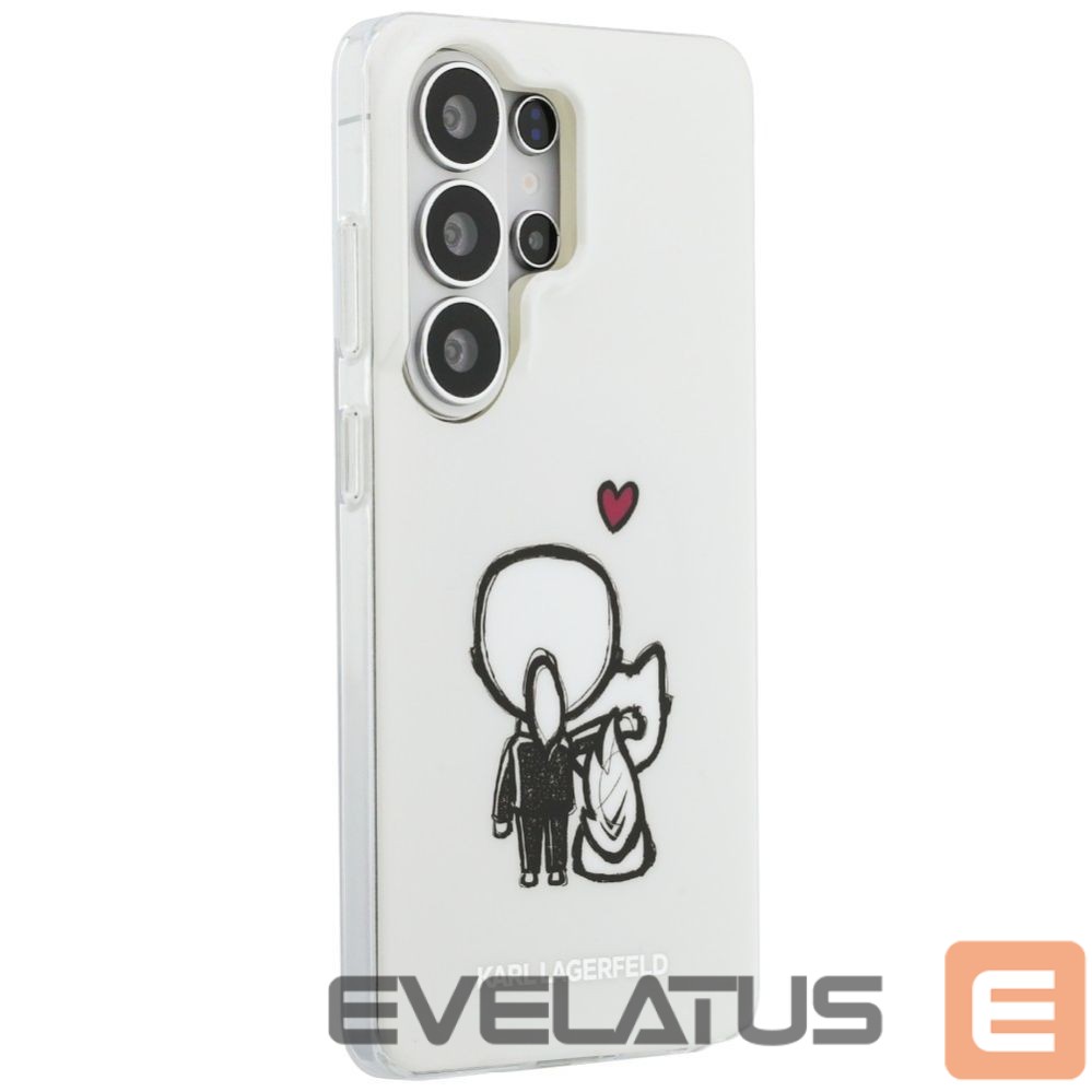 Kitos prekės Karl Lagerfeld Karl Lagerfeld IML Karl&Choupette MagSafe Case for Samsung Galaxy S26 Ultra - Transparent