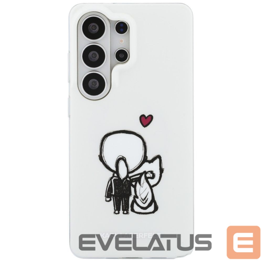 Kitos prekės Karl Lagerfeld Karl Lagerfeld IML Karl&Choupette MagSafe Case for Samsung Galaxy S26 Ultra - Transparent
