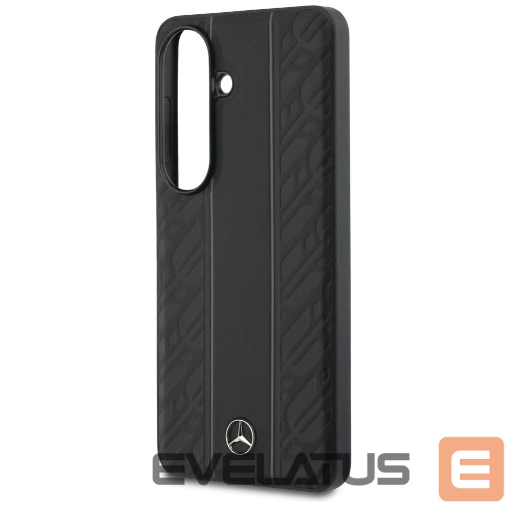 Kitos prekės Mercedes-Benz Mercedes Laurel Leaves Vertical Stripes MagSafe Case for Samsung Galaxy S26 - Black