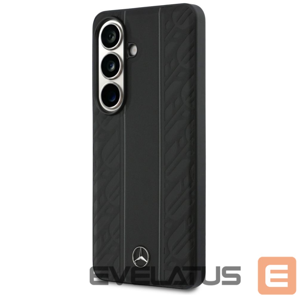 Kitos prekės Mercedes-Benz Mercedes Laurel Leaves Vertical Stripes MagSafe Case for Samsung Galaxy S26 - Black