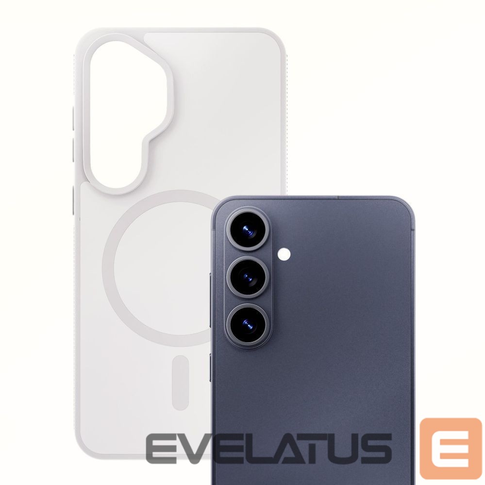 Kitos prekės 3MK 3mk Smoke MagCase for Samsung Galaxy S25 Ultra - White-Translucent