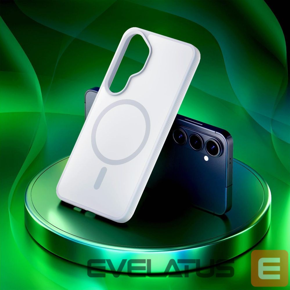 Kitos prekės 3MK 3mk Smoke MagCase for Samsung Galaxy S25 Ultra - White-Translucent