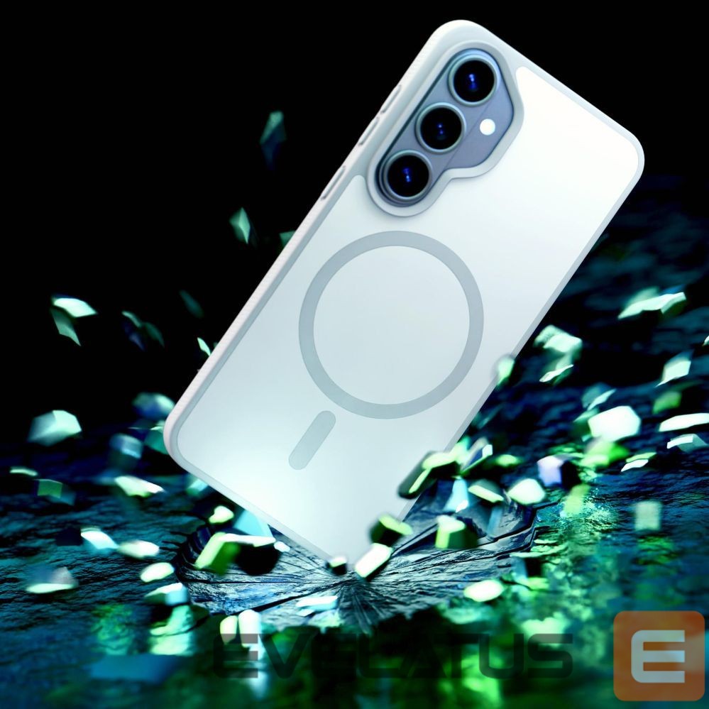 Kitos prekės 3MK 3mk Smoke MagCase for Samsung Galaxy S25 Ultra - White-Translucent