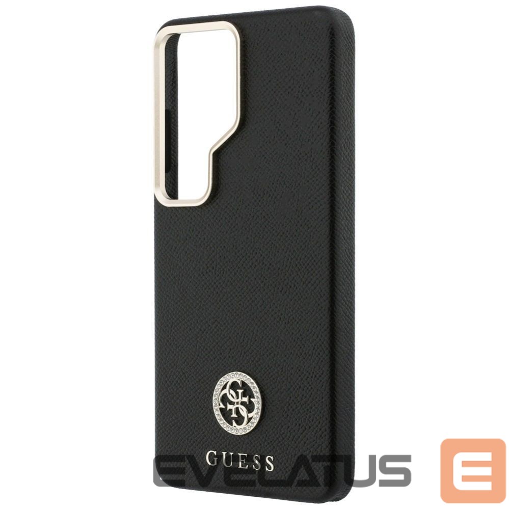 Kitos prekės Guess Reinforced full-screen tempered glass 3mk HardGlass Max Black for Samsung Galaxy S24+