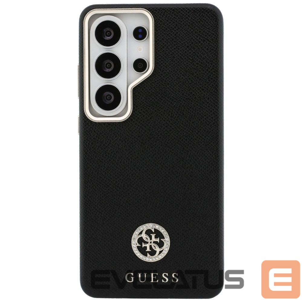 Kitos prekės Guess Reinforced full-screen tempered glass 3mk HardGlass Max Black for Samsung Galaxy S24+