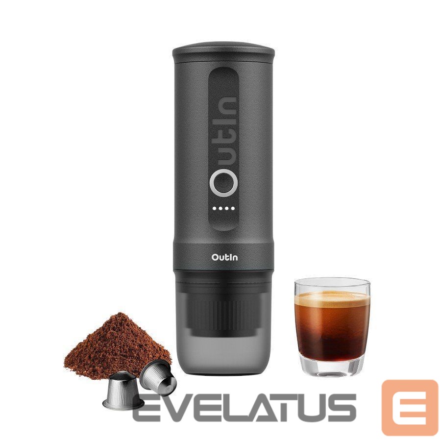 Kavos aparatas OUTIN OUTIN Nano Espresso Machine, model OTEM-01, color Space Grey
