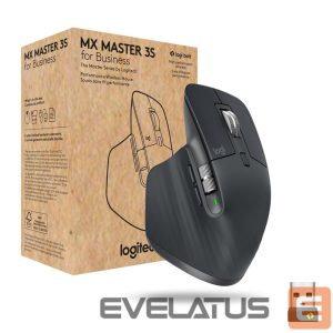 Aksesuarai kompiuterinei technikai Logitech  LOGI MX Master 3S for Business GRAPHITE 