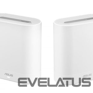 Maršrutizatoriai Asus  Wifi 6 802.11ax Tri-band Business Mesh System  EBM68 (2-Pack) 802.11ax, 4804 Mbit/s, 10/100/1000 Mbit/s, Ethernet LAN (RJ-45) ports 3, MU-MiMO No, No mobile broadband, Antenna type Internal, White 