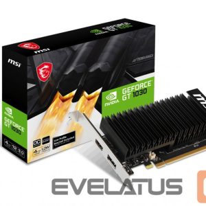 Vaizdo plokštės / Vaizdo plokštės MSI  GeForce GT 1030 4GHD4 LP OC | NVIDIA | 4 GB | GeForce GT 1030 | DDR4 | HDMI ports quantity 1 | PCI Express 3.0 x16 (uses x4) 