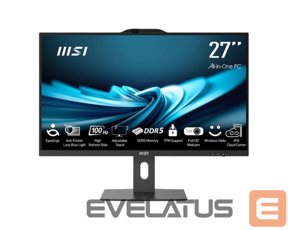 Kitas kompiuterio priedas MSI Monoblock PC||PRO|AP272P 14M|Business|All in One|CPU Core i5|i5-14400|2500 MHz|Screen 27"|RAM 16GB|DDR4|3200 MHz|SSD 512GB|Graphics card Intel UHD Graphics|Integrated|Windows 11 Pro|Colour Black|PROAP272P14M-496EU