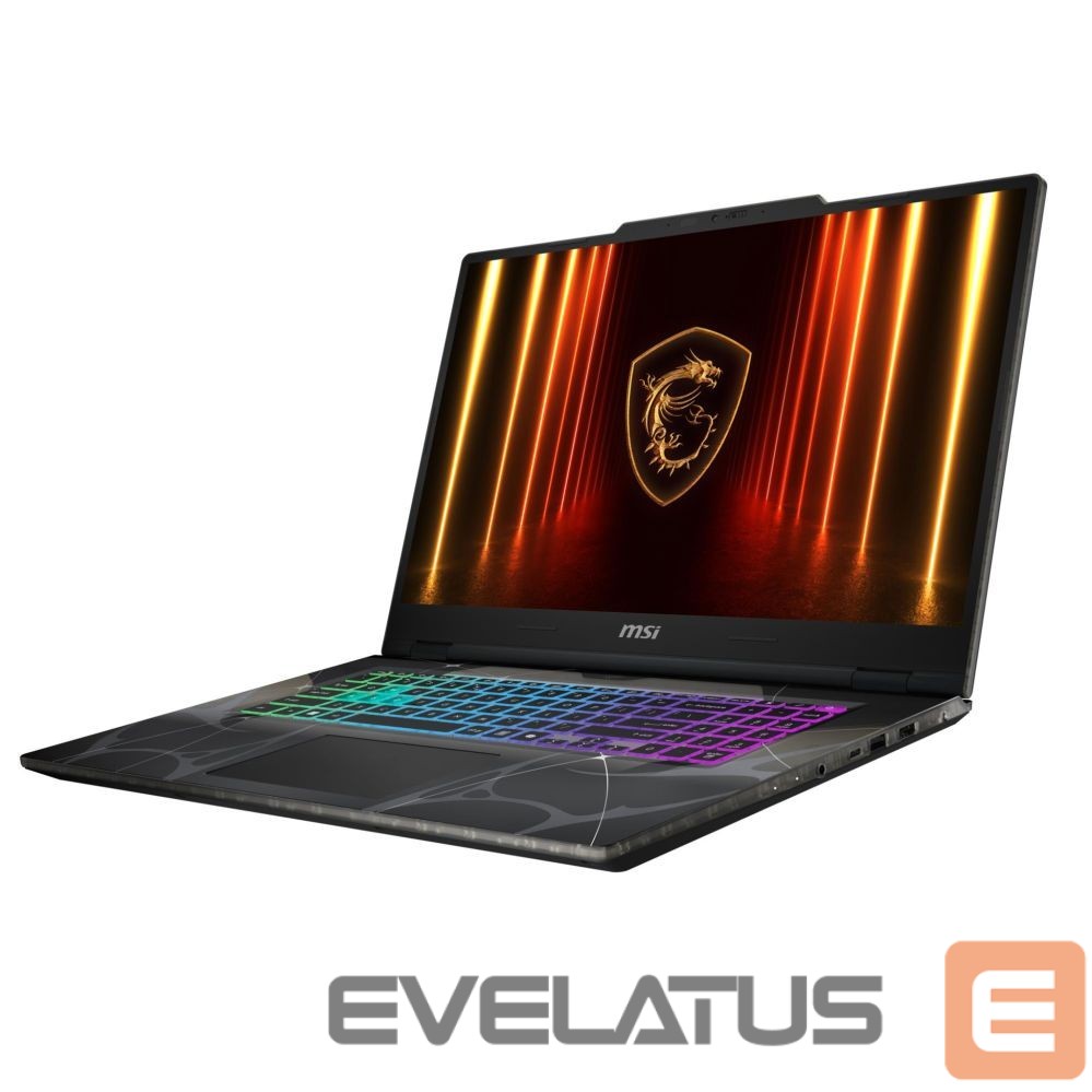 Nešiojamas kompiuteris MSI Notebook||CPU Intel® CoreT i7|i7-13620H|17.3 "|1920 x 1080 pixels|RAM 16 GB|DDR5-SDRAM|SSD 1000 GB|Discrete graphics NVIDIA GeForce RTX 5070|12 GB|On-board graphics Yes|Numeric keypad Yes|OS installed Windows 11 Home|Colour Black|Weight 2.5 kg|5600 MHz|CYBORG17B13WGKG-231NL