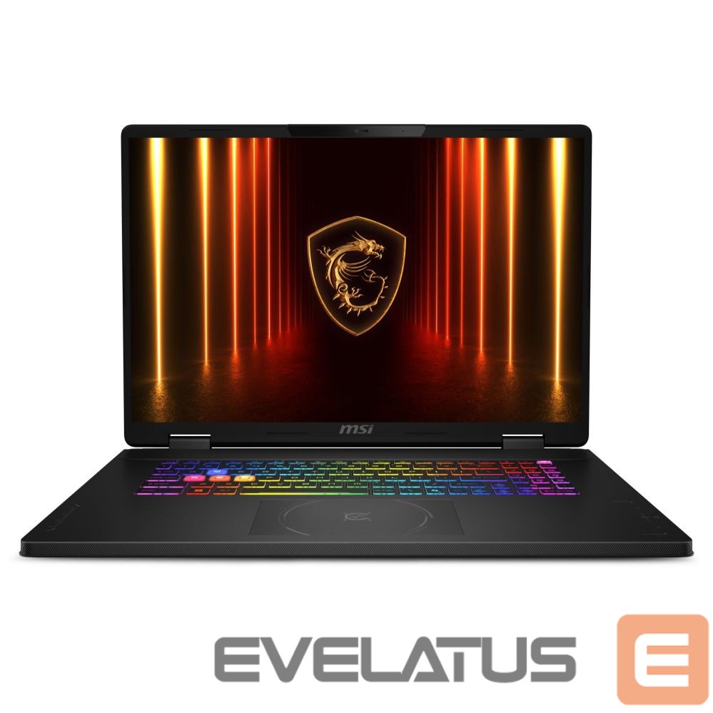 Nešiojamas kompiuteris MSI Notebook||Crosshair|18 HX AI A2XWGKG|CPU Intel Core Ultra 7|255HX|18 "|2560 x 1600 pixels|RAM 32 GB|DDR5-SDRAM|SSD 1000 GB|Discrete graphics NVIDIA GeForce RTX 5070|8 GB|On-board graphics Yes|Numeric keypad Yes|OS installed Windows 11 Home|Colour Black|Weight 2.9 kg|6400 MHz|CRO18HXAIA2XWGKG-049NL