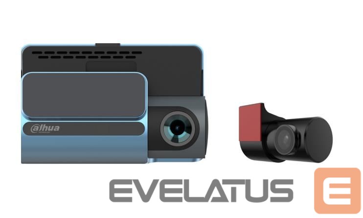 Video registratorius DAHUA DASHCAM 105 DEGREE 4K+1080P/TFT WIFI S8